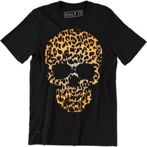 Leopard Head Skin Calaveras Men's Premium T-shirt